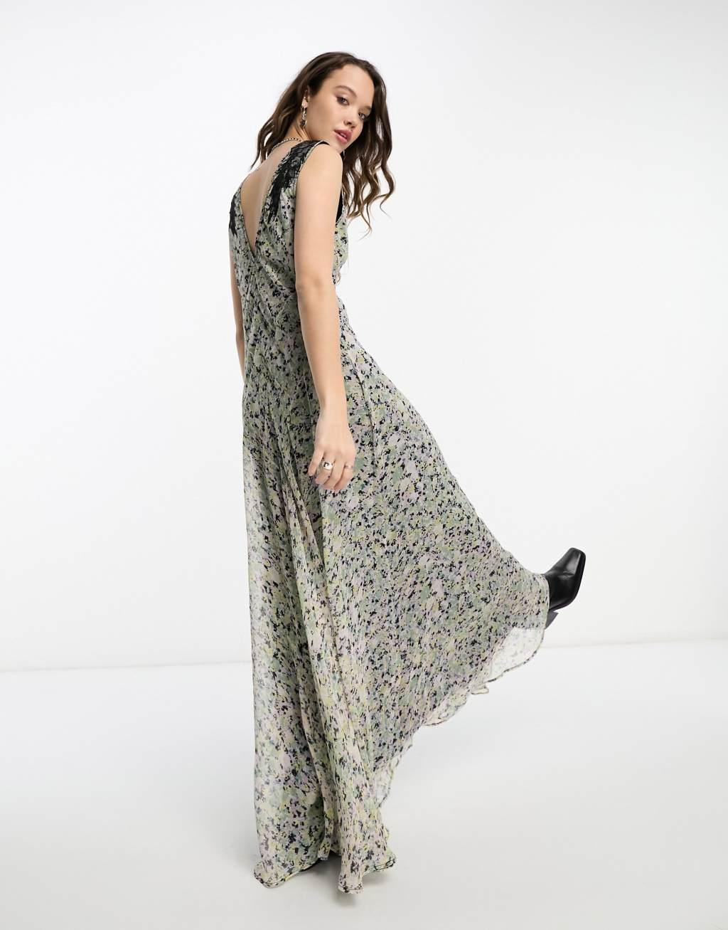 Reclaimed Vintage bias cut slip Product Image