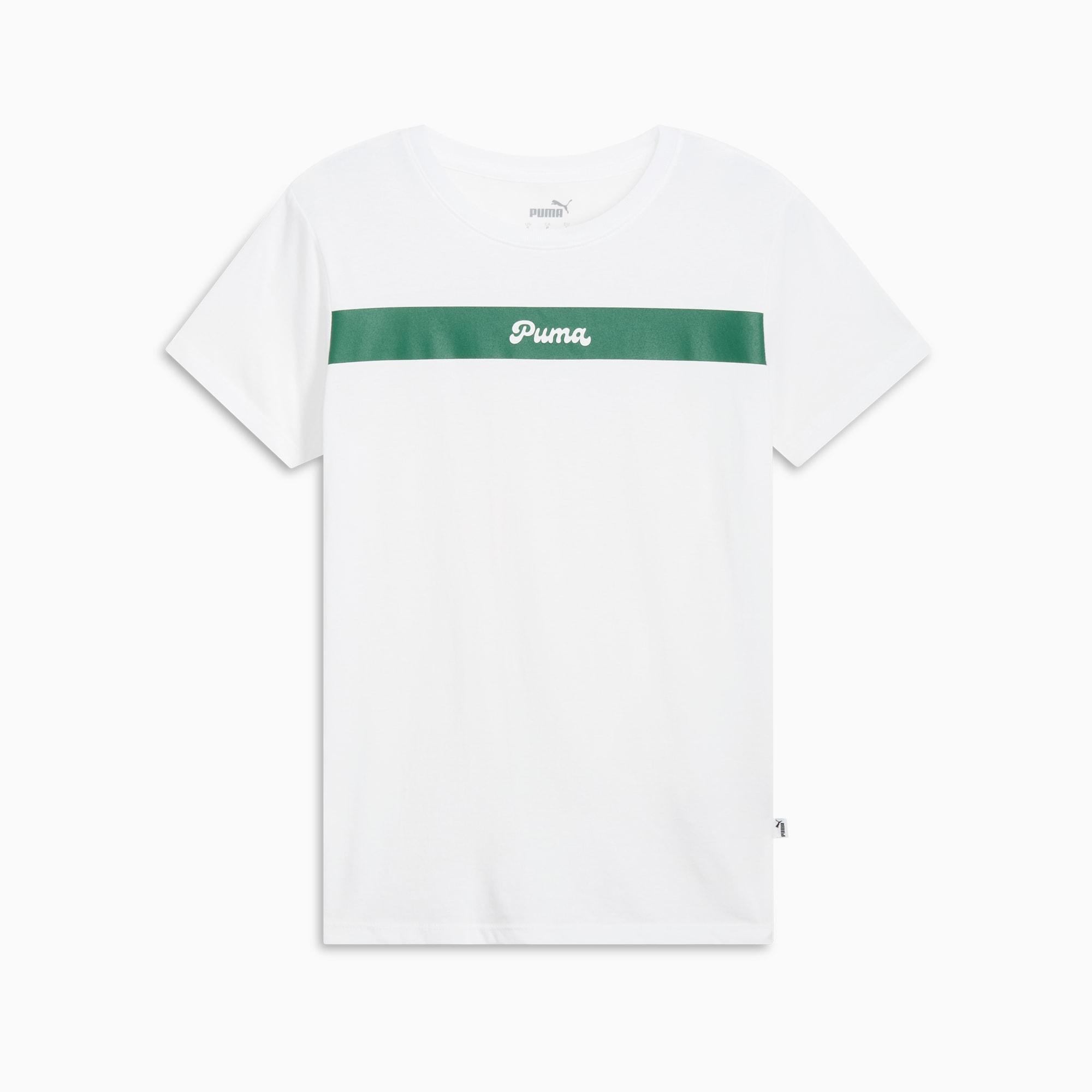 PUMA Upfront Line Logo Womens T-Shirt Product Image