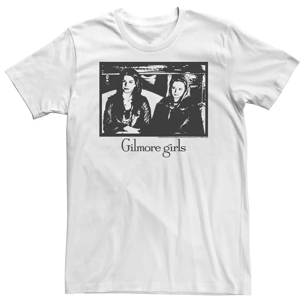 Big & Tall Gilmore Girls Rory & Lorelai Portrait Tee, Men's, Size: XLT, White Product Image