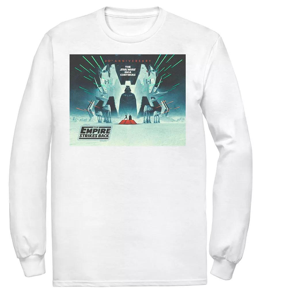 Men's Star Wars: The Empire Strikes Back 40th Anniversary Poster Tee, Size: 3XL, White Product Image