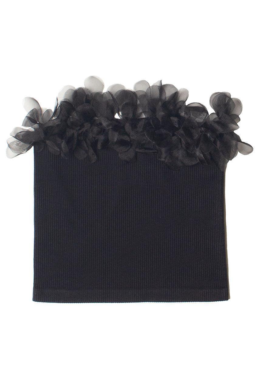 Tulle Feather Seamless Tube Top Product Image
