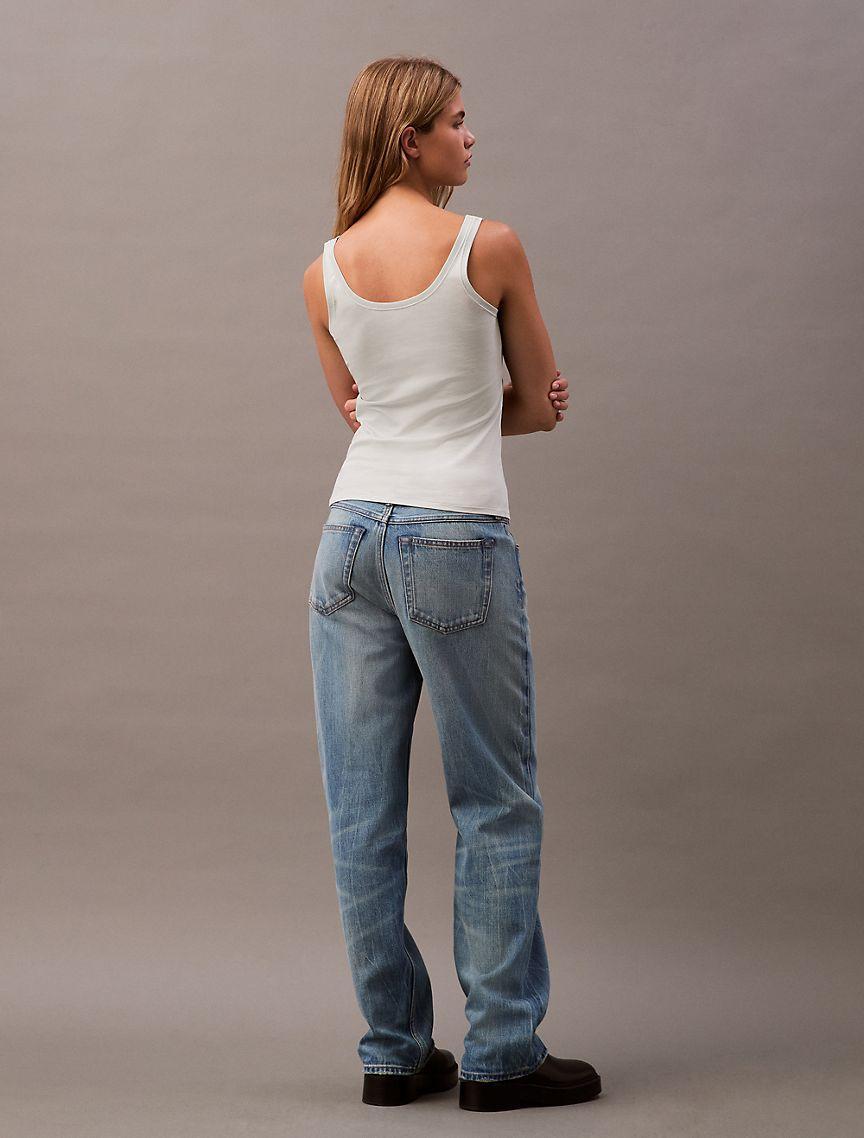 Soft Cotton Scoopneck Tank Top Product Image