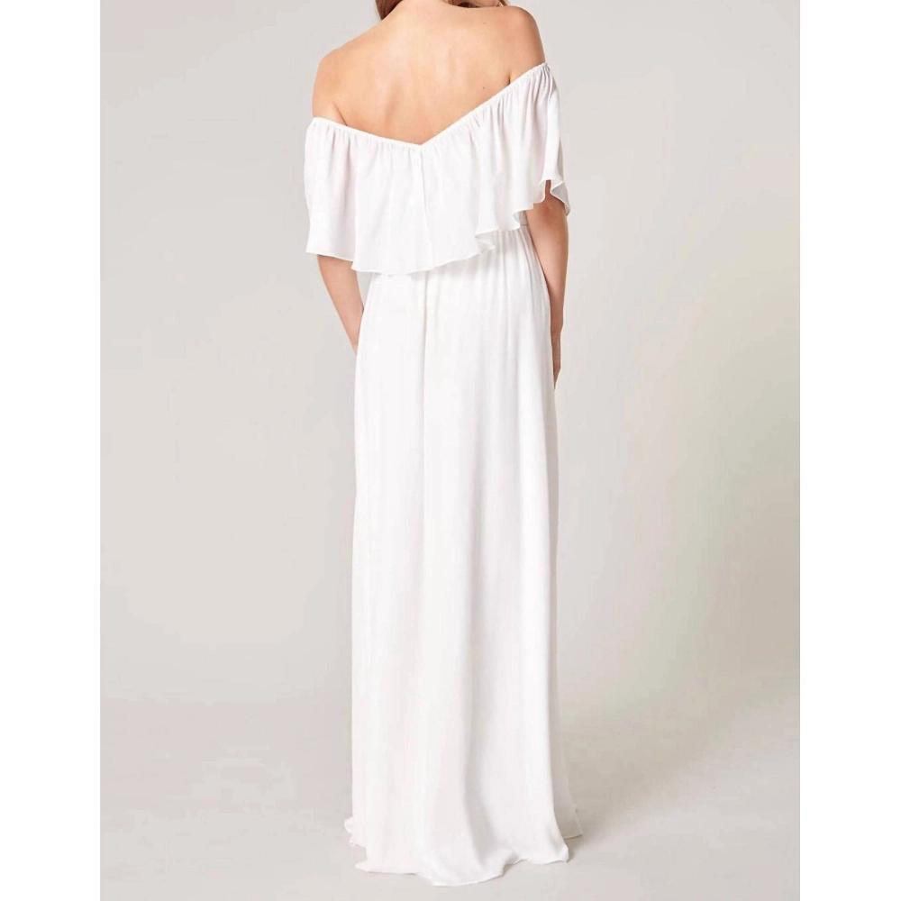 Women's Enamored Off the Shoulder Ruffle Dress - SUGARLIPS Product Image