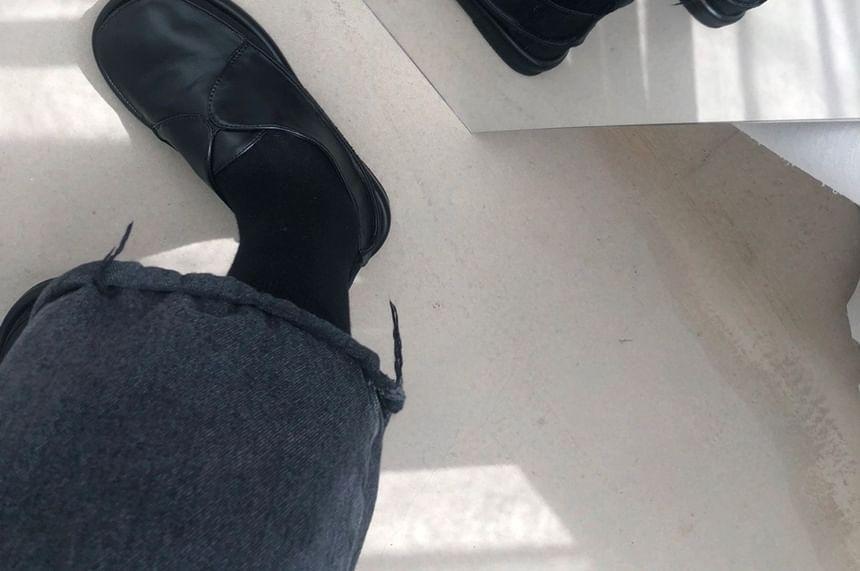 Faux Leather Loafers Product Image