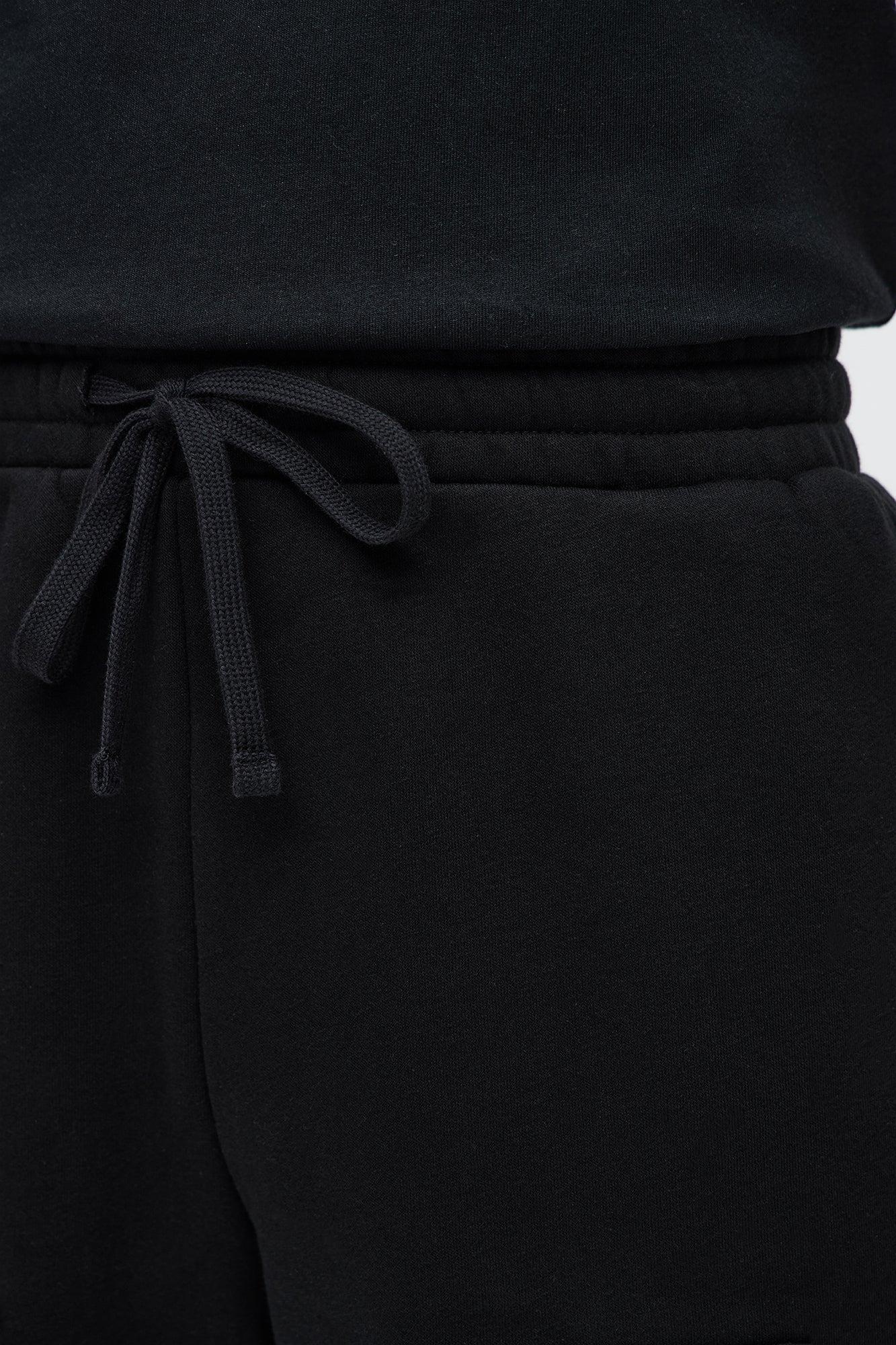 Tyson Relaxed Cargo Snap Shorts - Black Product Image