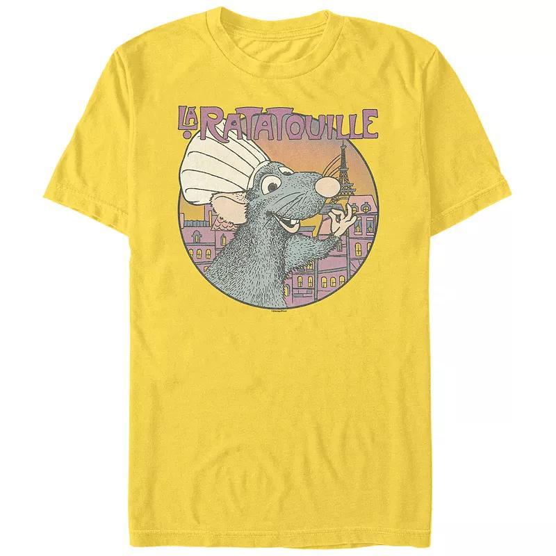 Disney / Pixar's Ratatouille Chef Remi Portrait Men's Graphic Tee, Size: Large, Light Blue Product Image
