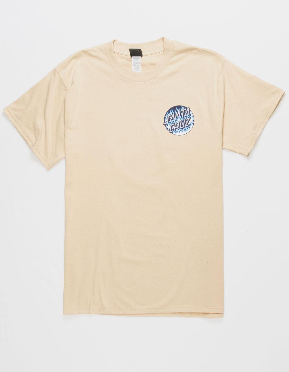 SANTA CRUZ Blaze Dot Mens Tee - SAND Product Image