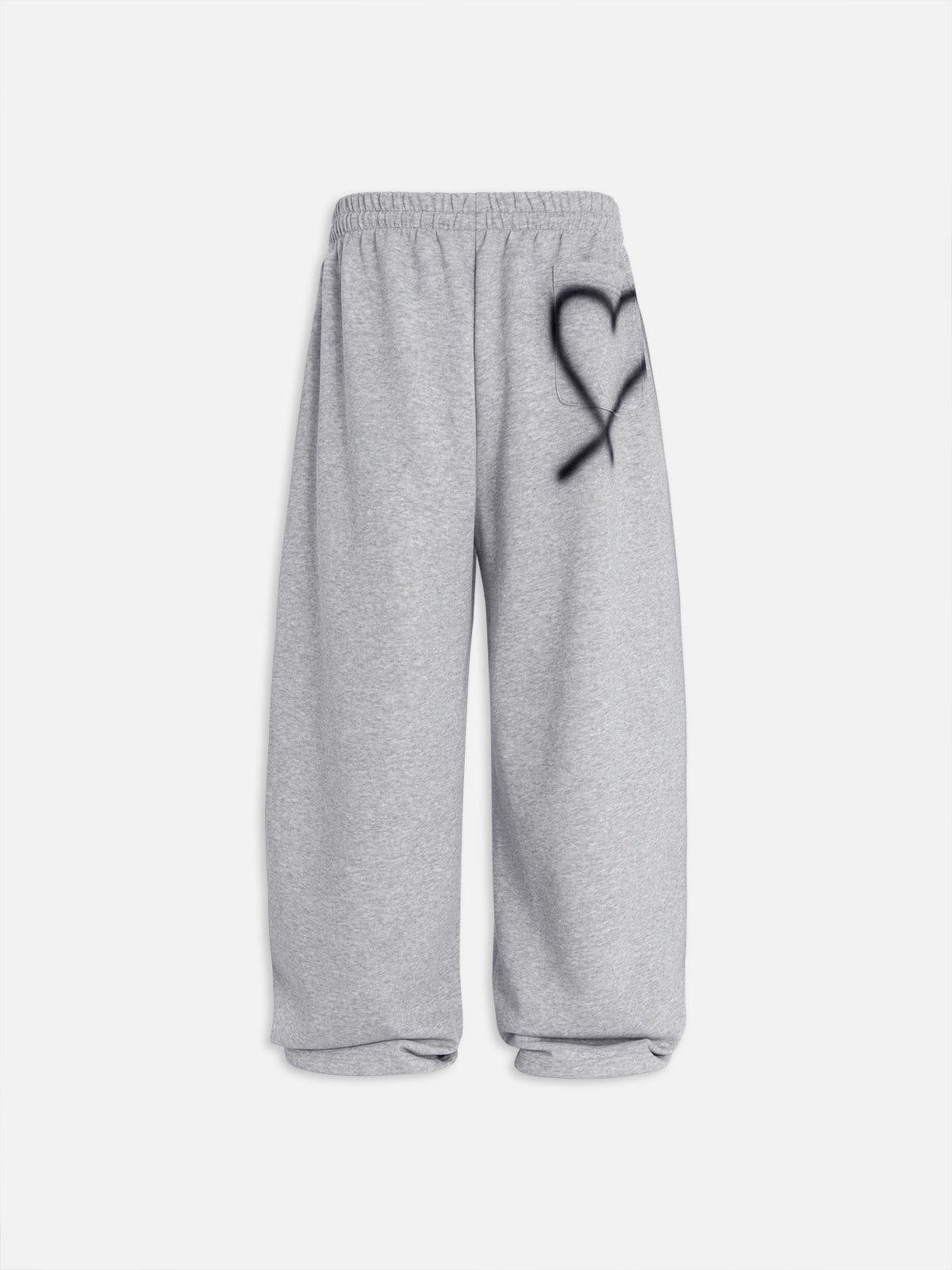 Aelfric Eden Graffiti Heart Baggy Sweatpants Female Product Image