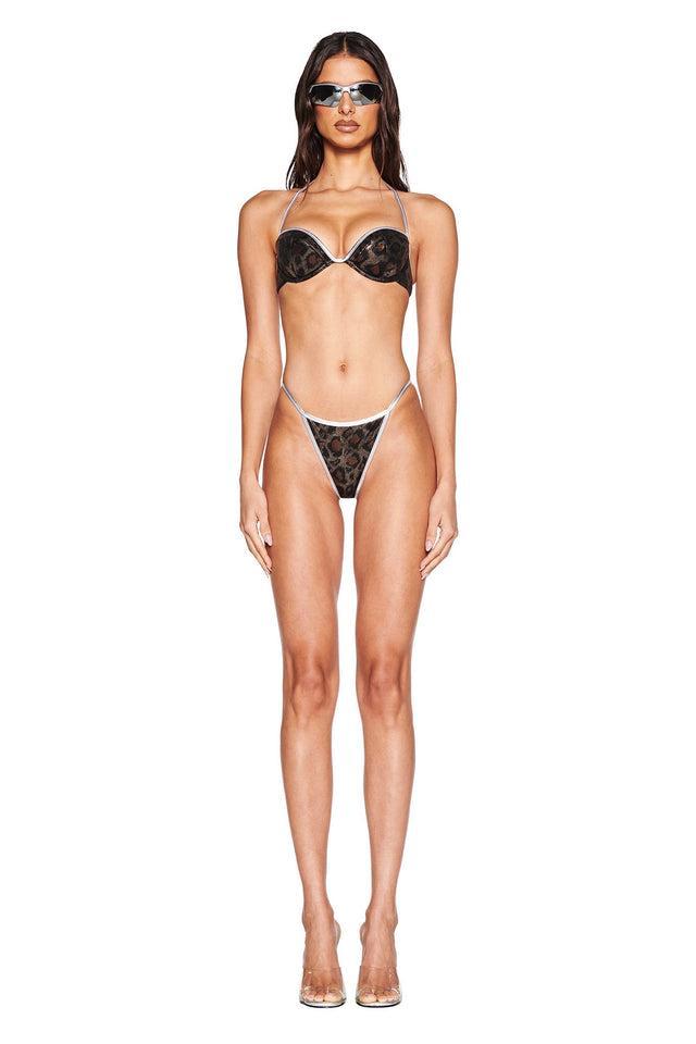 HONEY BIKINI BOTTOM - CLASSIC LEOPARD Product Image