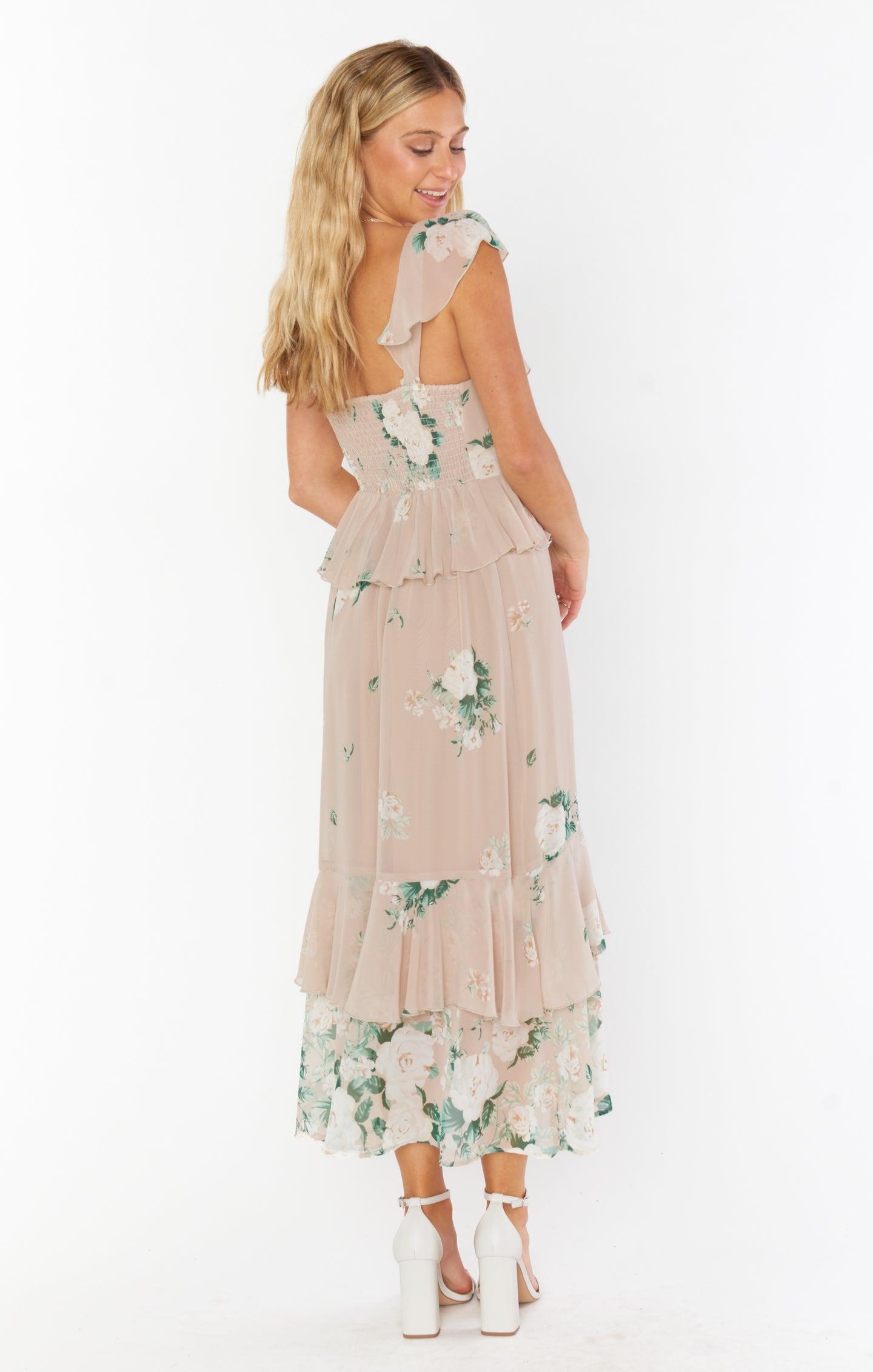 Reese Ruffle Dress ~ Bouquet Toss Product Image