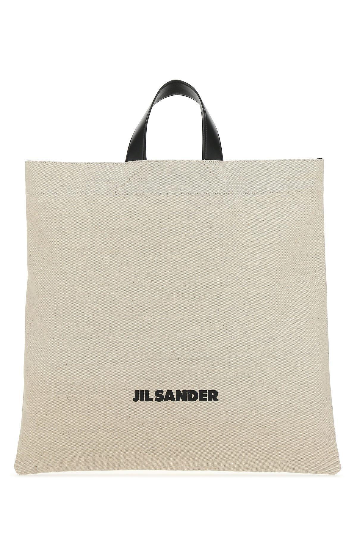JIL SANDER Sand Canvas Handbag Product Image