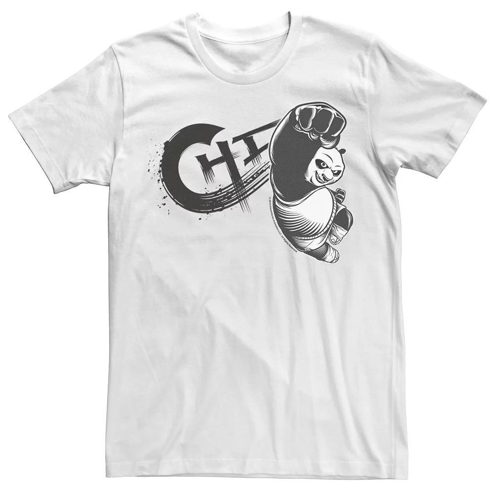 Men's Kung Fu Panda Chi Master Po Portrait Tee, Size: XL, White Product Image