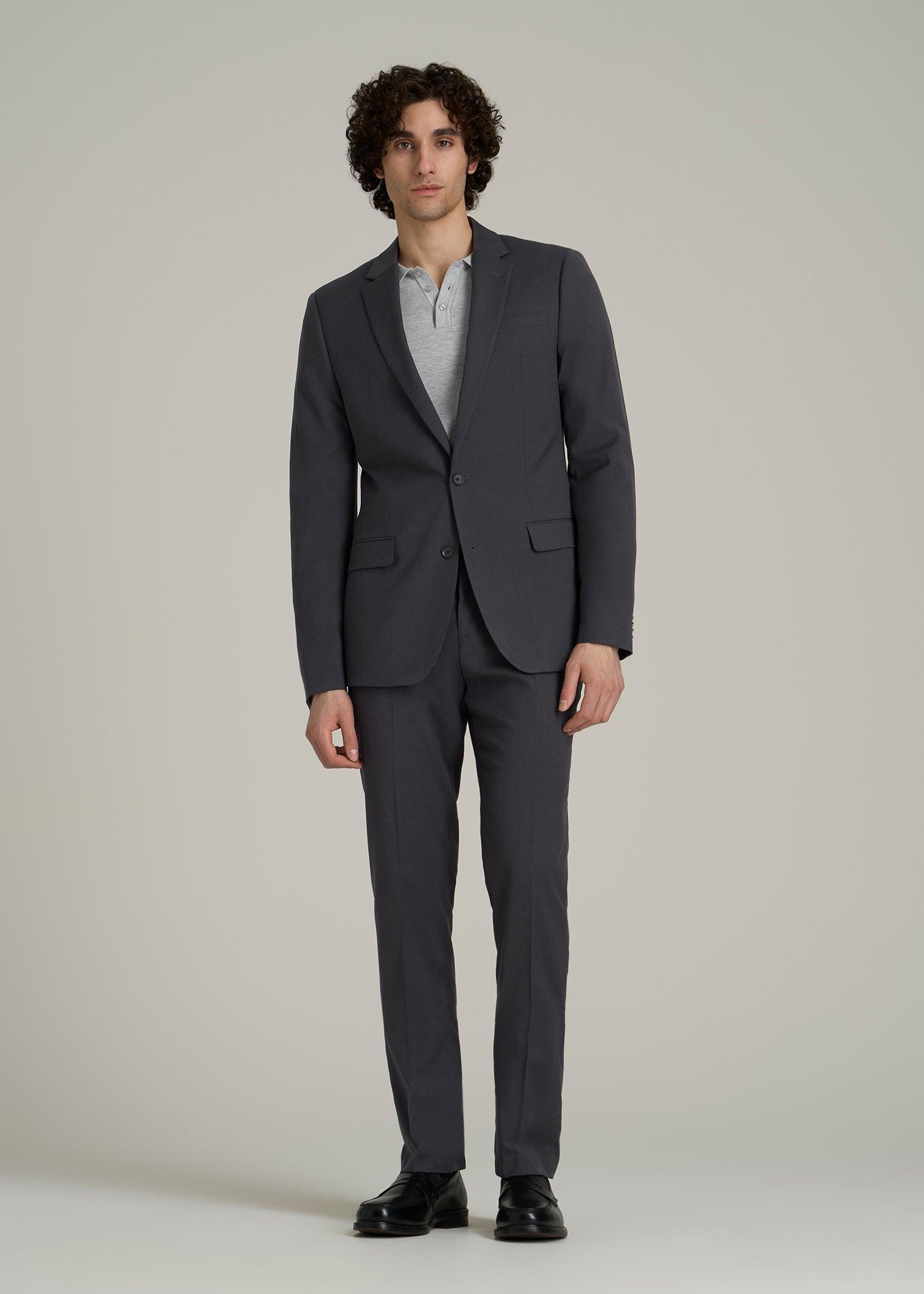 Suit Jacket for Tall Men in Mid Grey Product Image
