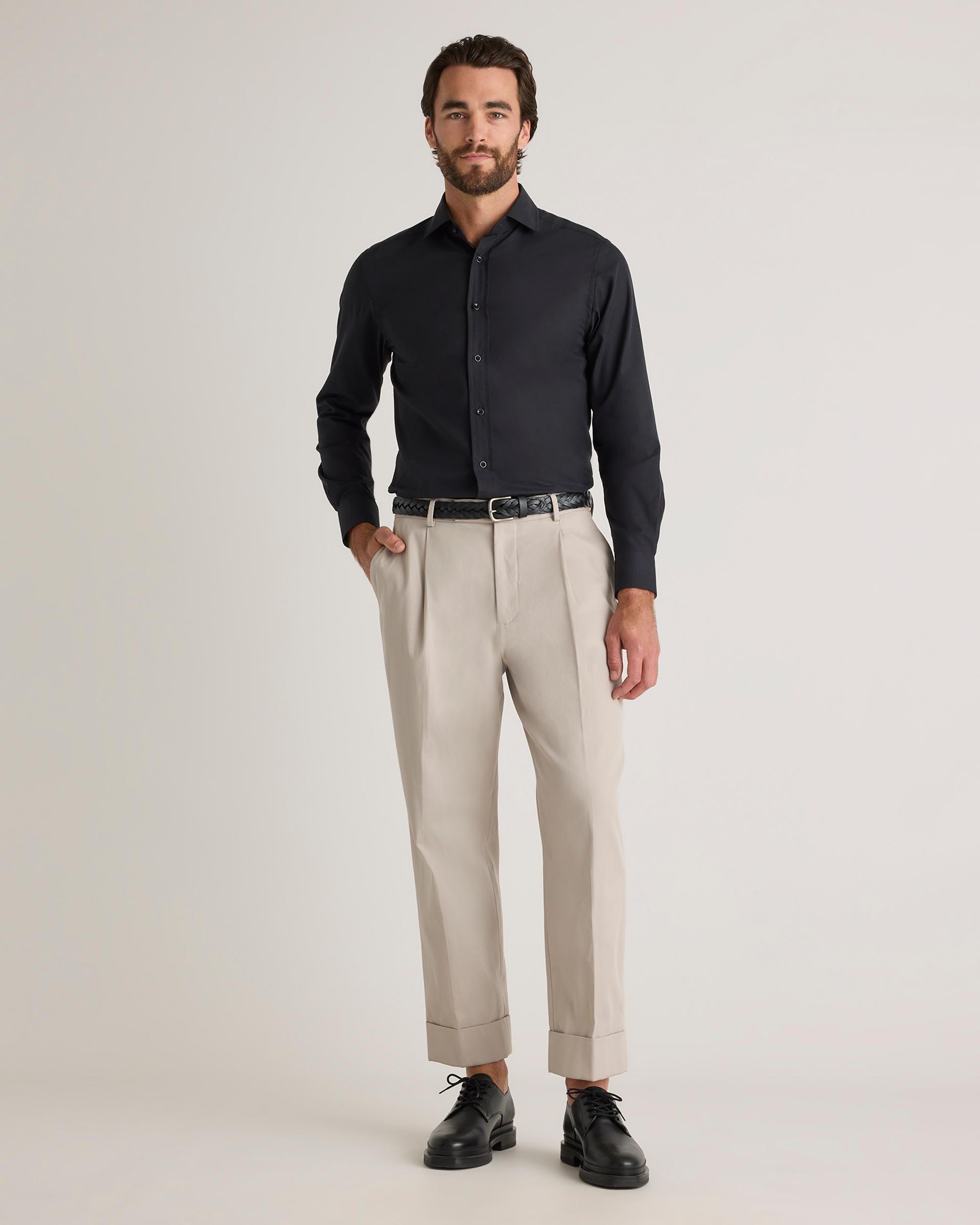 Quince | Men's Cashmere Dress Shirt Size XL, Organic Cotton Product Image