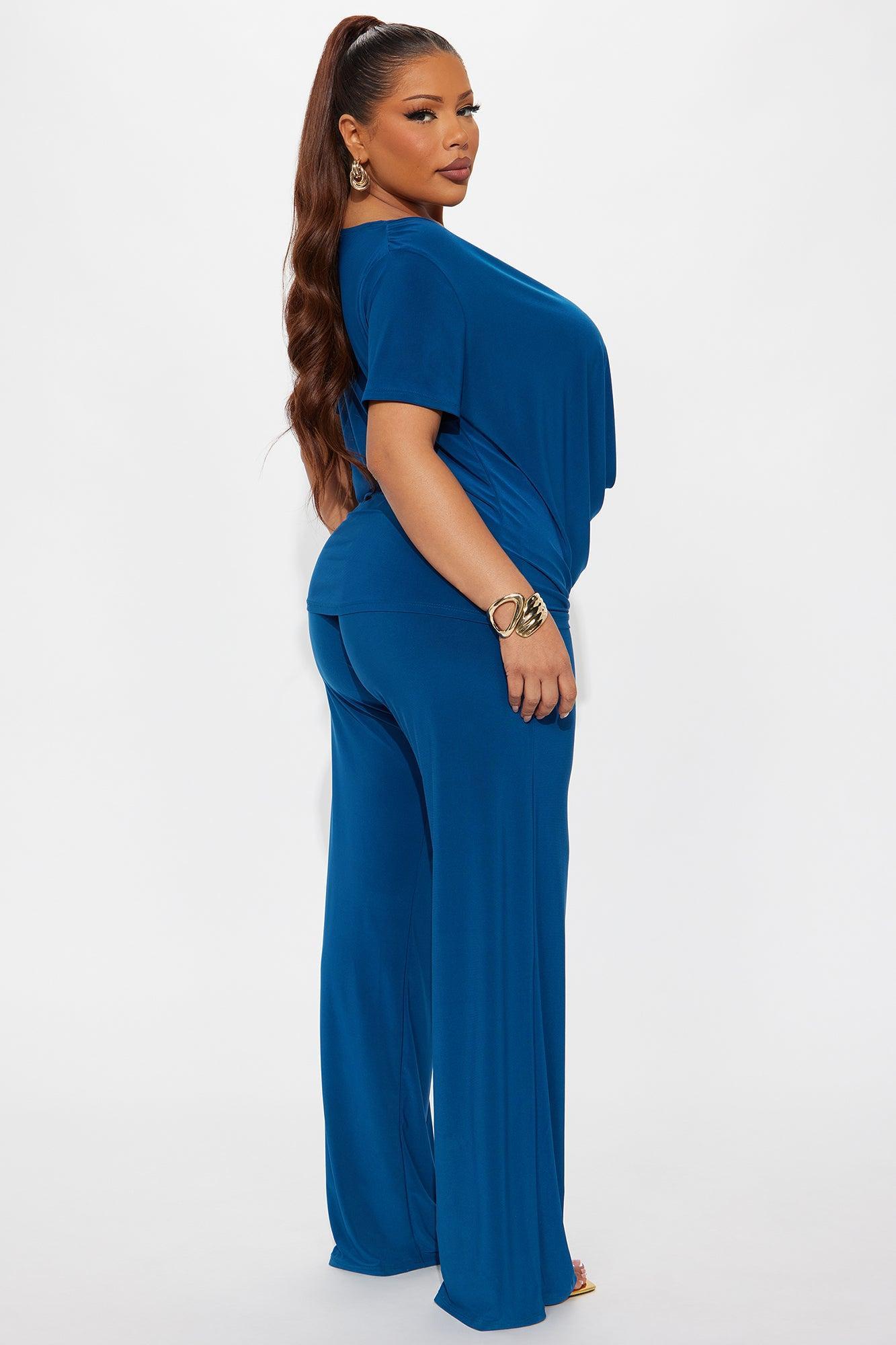 La Rosalinda Pant Set - Teal Product Image