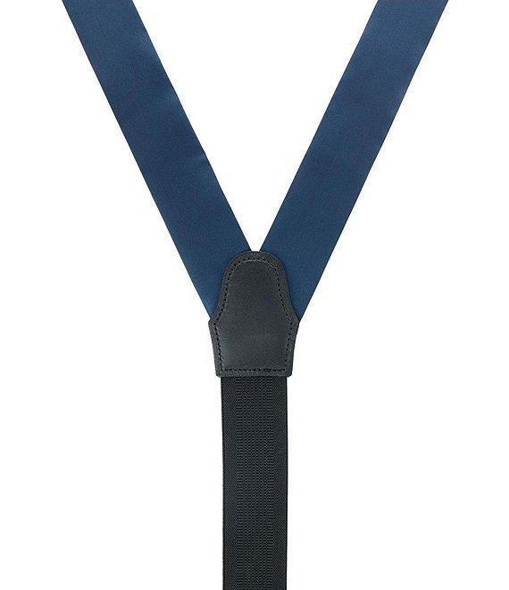 Trafalgar Sutton Solid Color Silk Formal End Suspenders Product Image