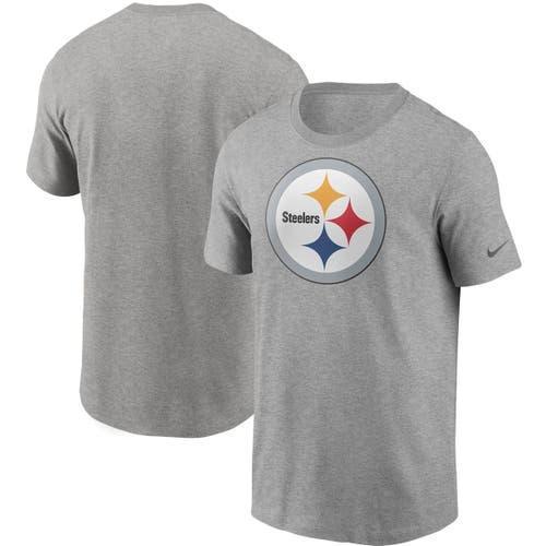 Men's Nike Heathered Gray Carolina Panthers Primary Logo T-Shirt, Size: Medium, Grey Product Image