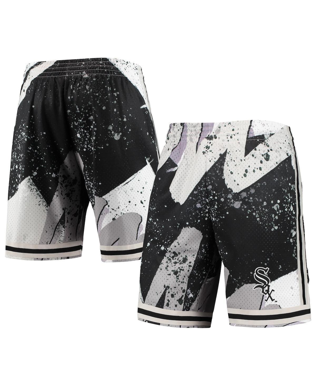 Men's Mitchell & Ness Black Chicago White Sox Hyper Hoops Shorts, Size: Large Product Image