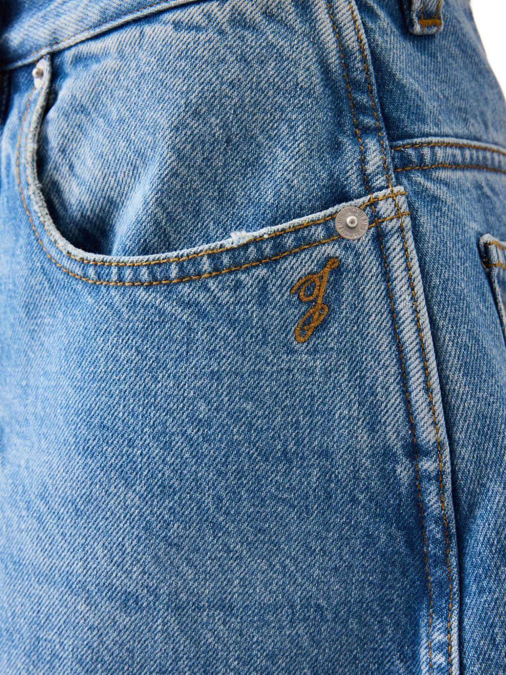 Le De-Nîmes Ovalo pleated jeans Product Image