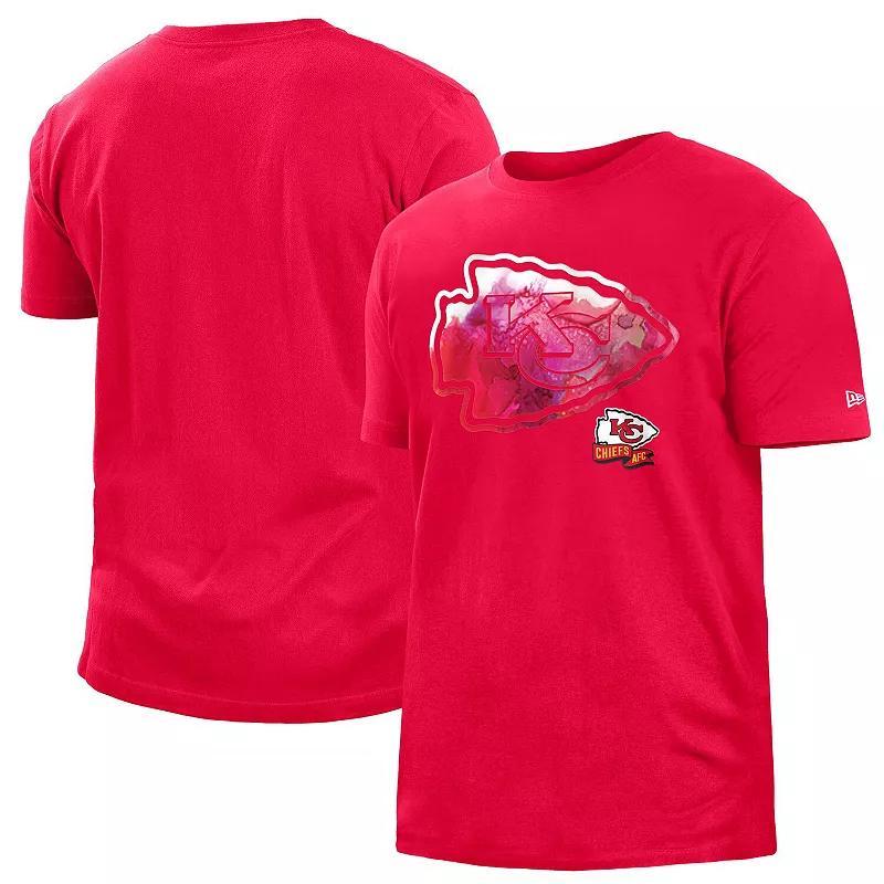 Mens New Era Kansas City Chiefs 2022 Sideline Ink Dye T-Shirt Product Image