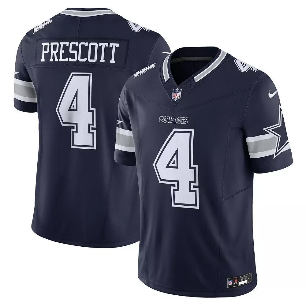 Men's Nike Dak Prescott Navy Dallas Cowboys Vapor F.U.S.E. Limited Jersey, Size: Small, Blue Product Image