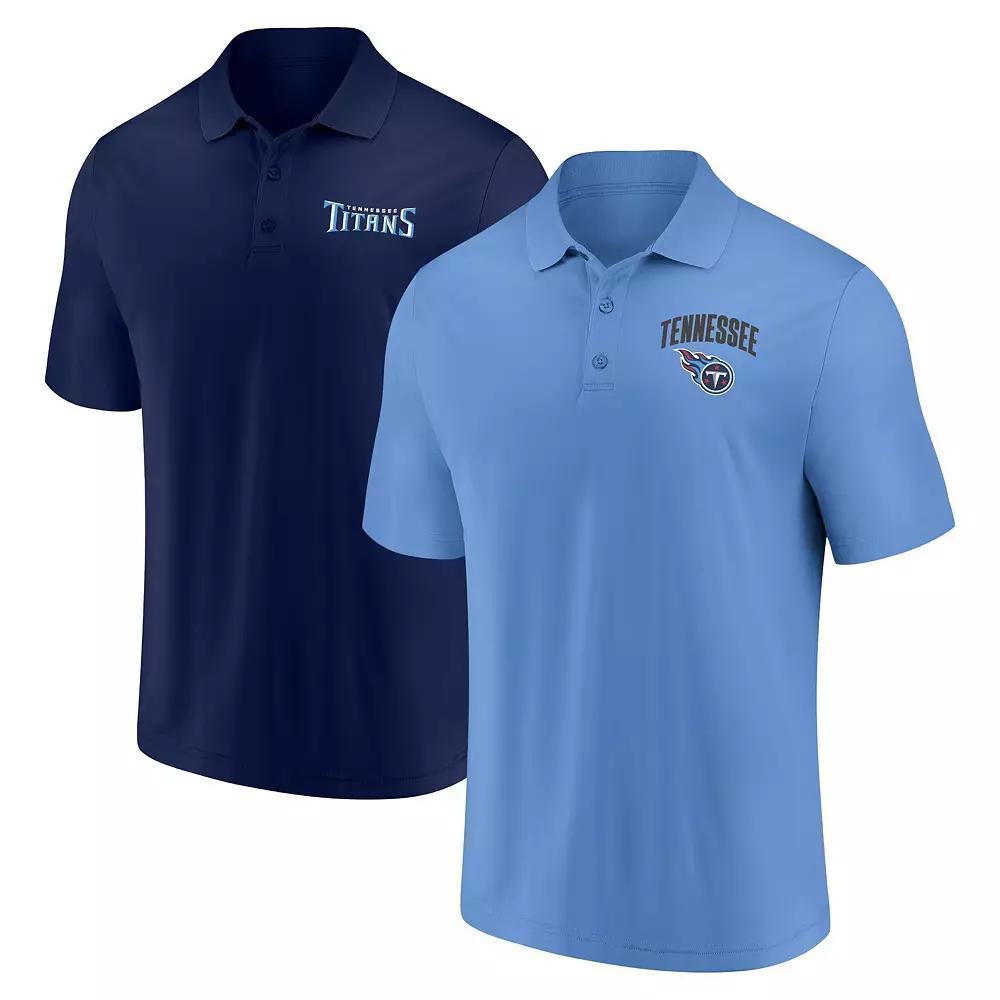 Men's Fanatics Denver Broncos Lockup Two-Pack Polo Set, Size: Small, Blue Product Image