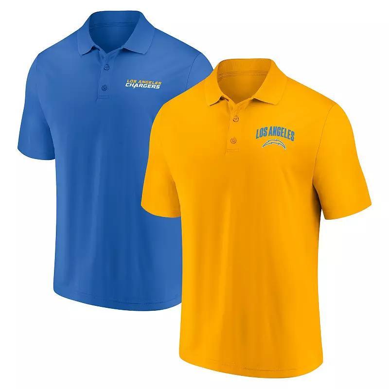 Men's Fanatics Denver Broncos Lockup Two-Pack Polo Set, Size: Small, Blue Product Image