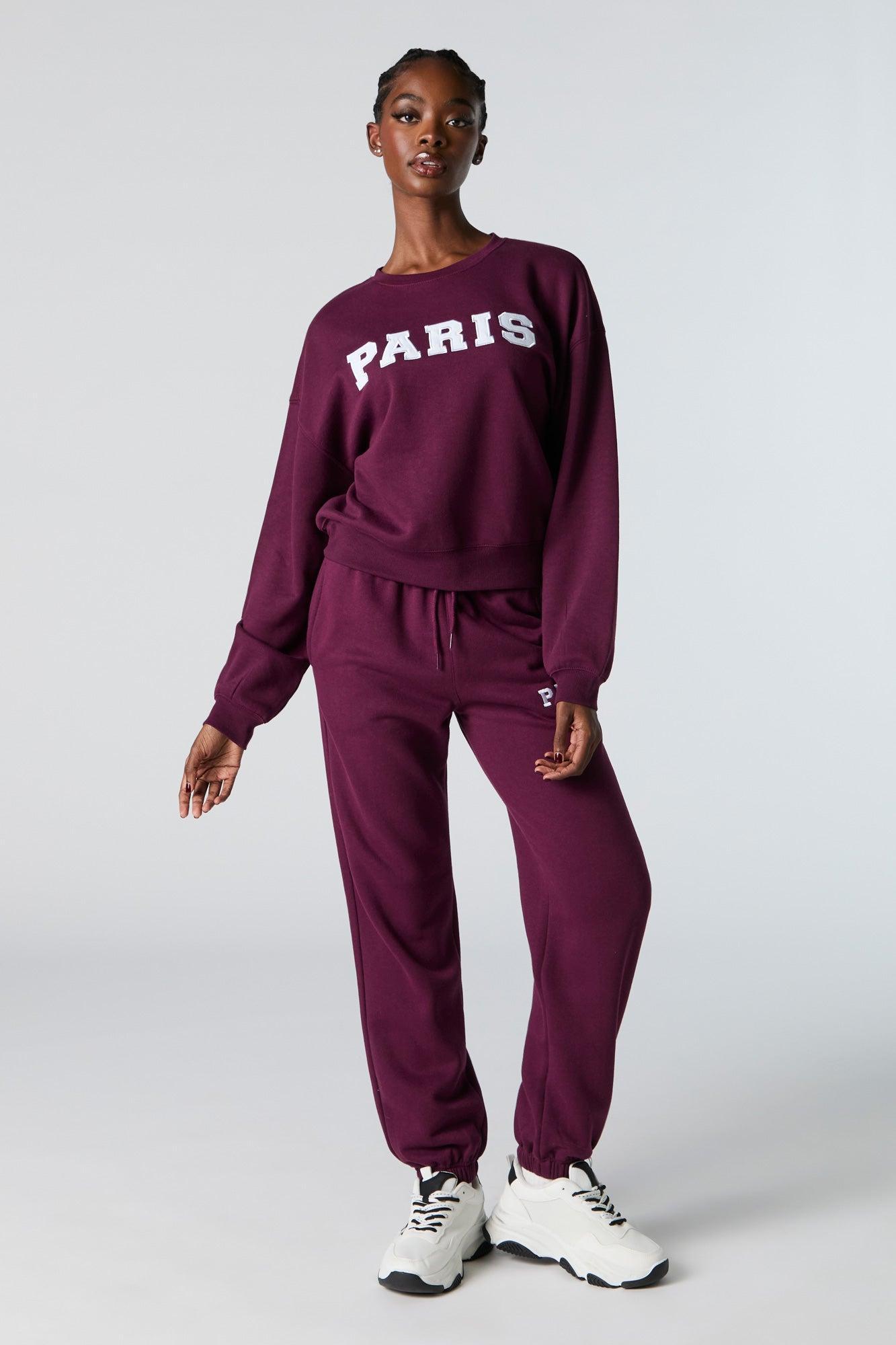 Destination Twill Embroidered Fleece Sweatshirt Female Product Image