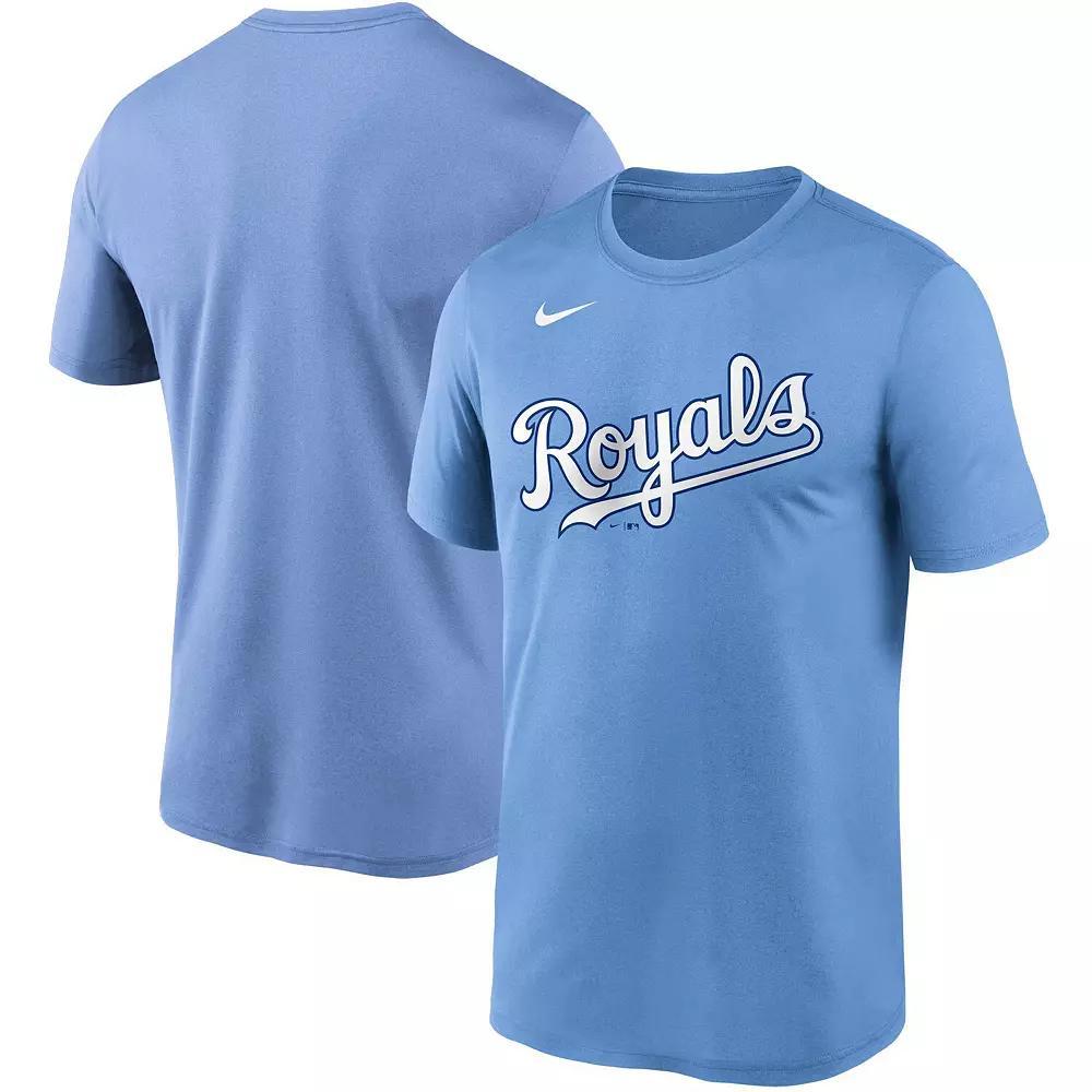 Men's Nike Light Blue Kansas City Royals Wordmark Legend T-Shirt, Size: Small Product Image