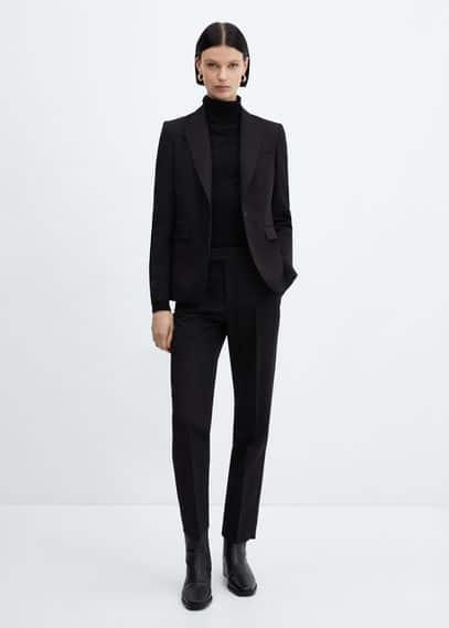 Mango tailored cigarette pants Product Image