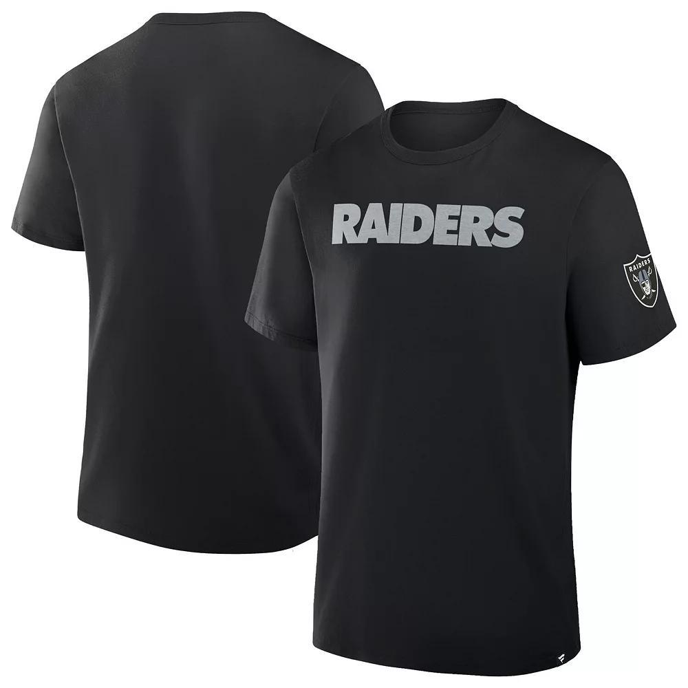 Men's Fanatics  Black Las Vegas Raiders Legacy Cotton T-Shirt, Size: XL, Lvr Black Product Image