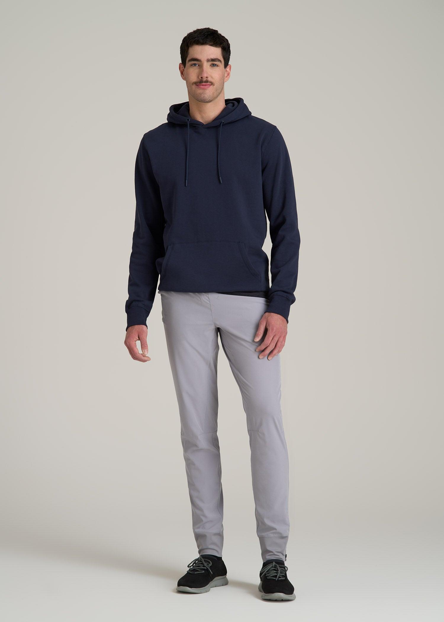 Featherweight Perforated Training Jogger for Tall Men in Light Grey Product Image
