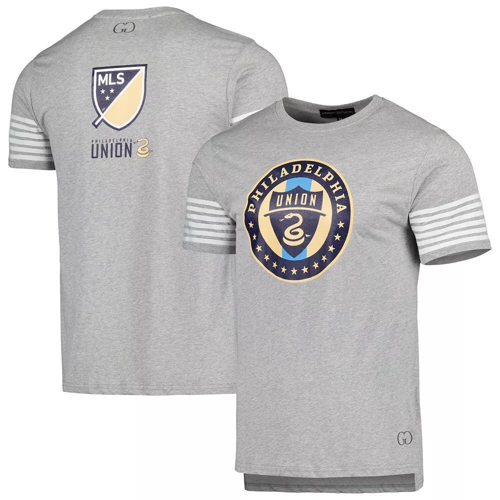 Men's Heather Gray Philadelphia Union T-Shirt, Size: Large, Uni Grey Product Image