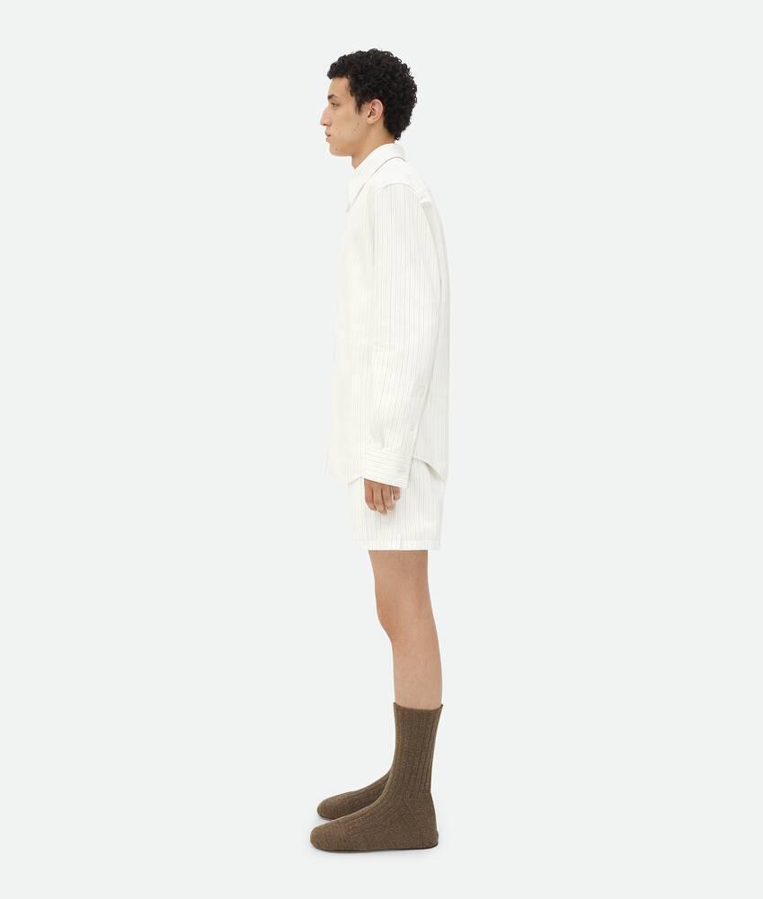 Men's Light Bleached Elasticated Denim in Light bleach Product Image