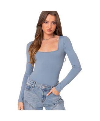 Womens Joanna square neck bodysuit Product Image