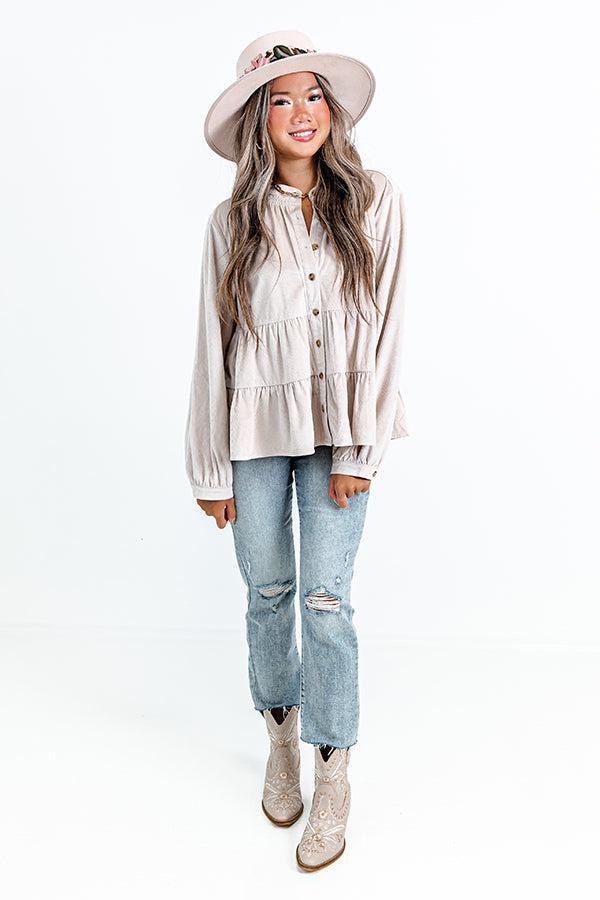 Sonoma Sways Shift Top in Birch Product Image