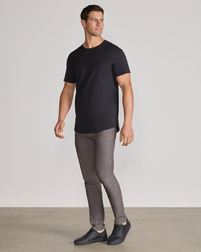 Cotton Short Sleeve Drop-Cut Product Image