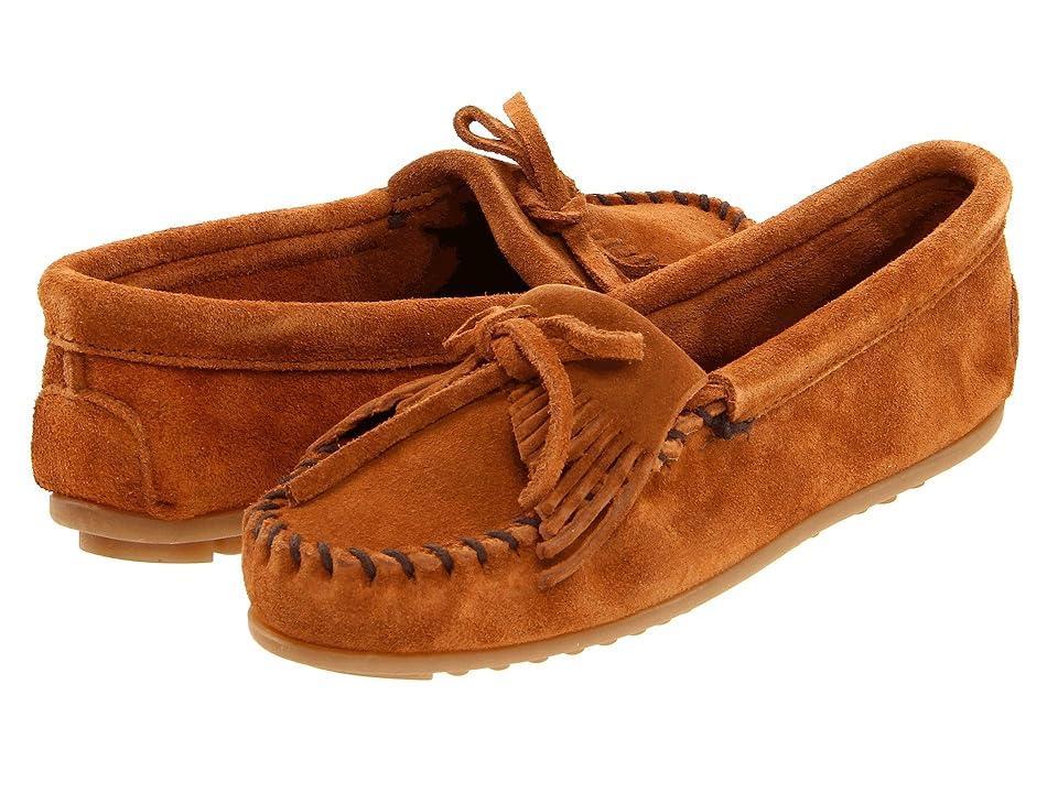Minnetonka Kilty Suede Moc Suede) Women's Moccasin Shoes Product Image