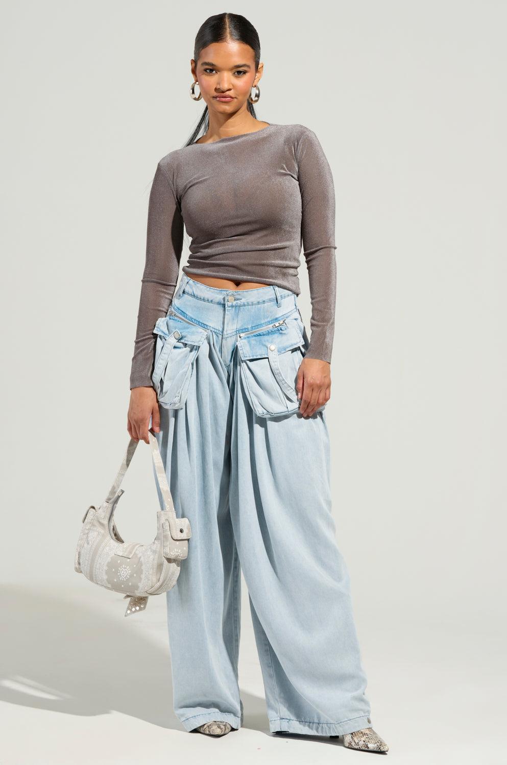 USED TO BE DENIM TROUSER PANT Product Image
