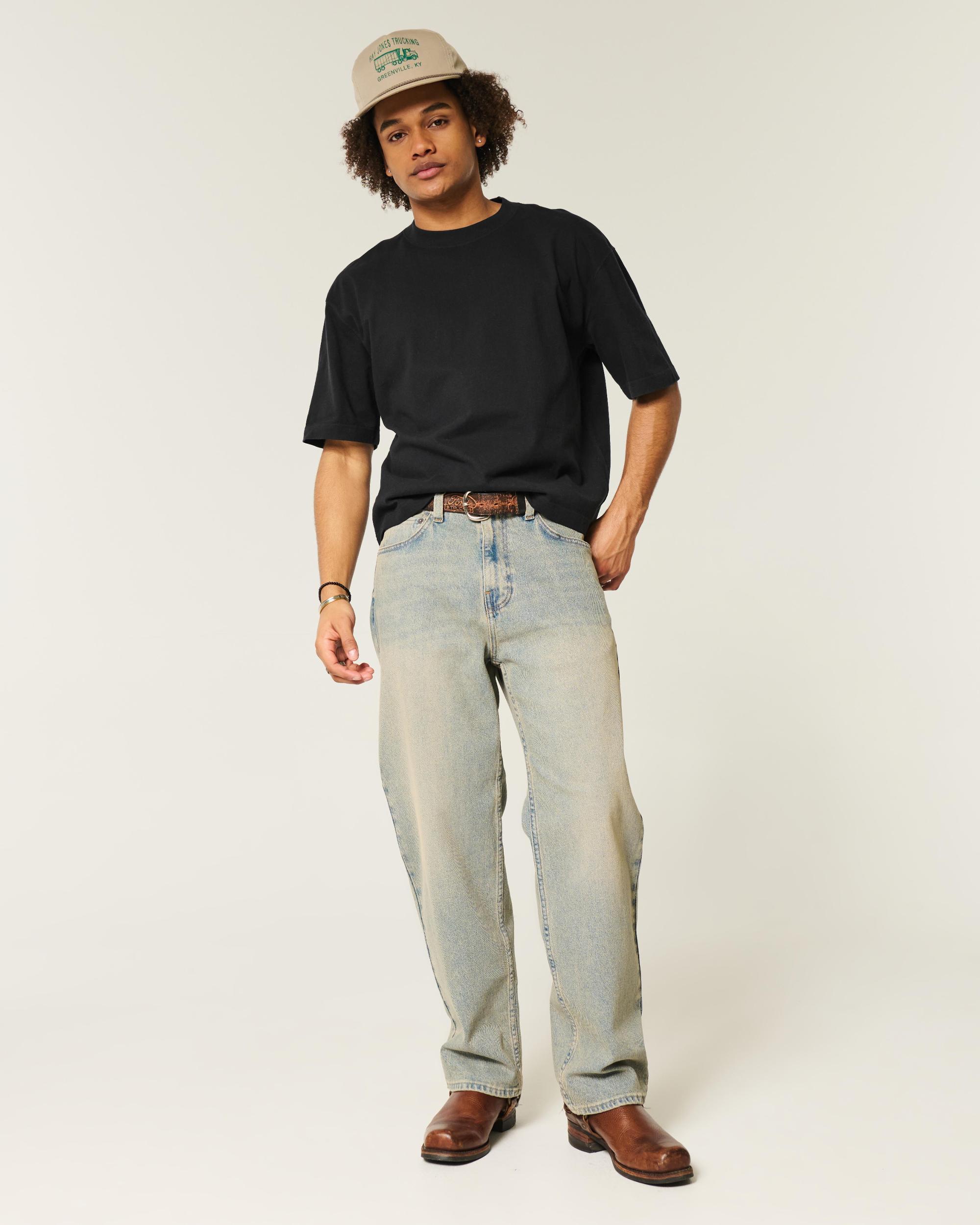 Boxy Heavyweight Crop Crew T-Shirt Product Image
