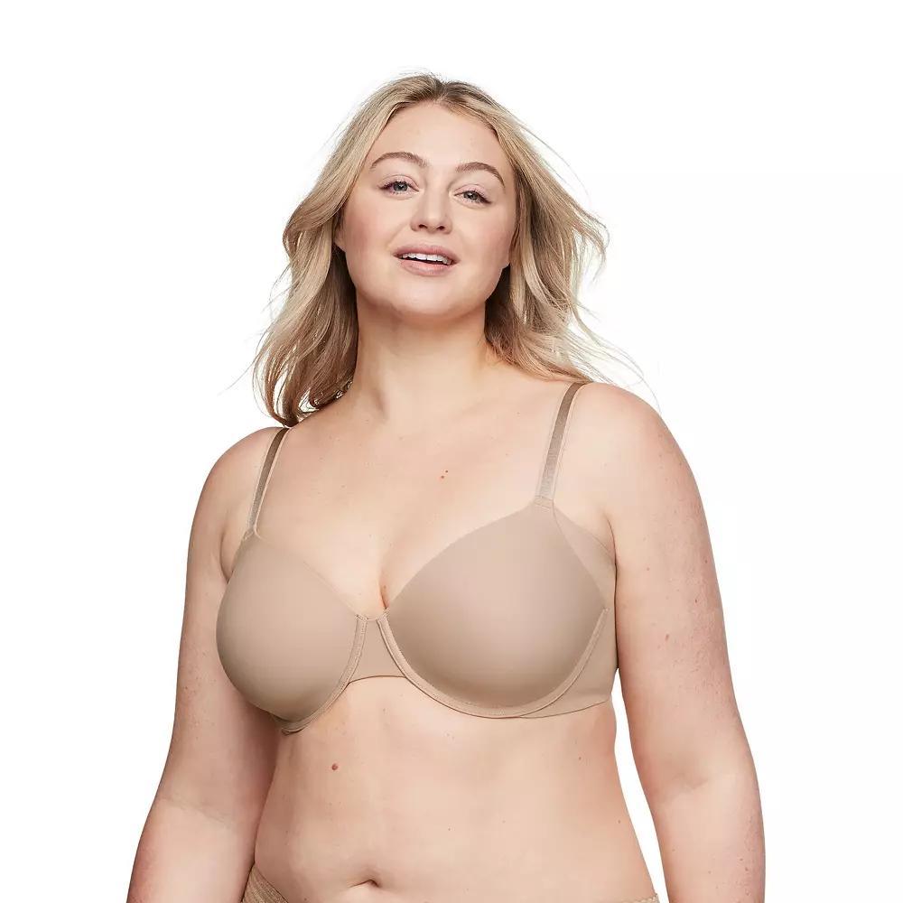 Warners No Side Effects® Seamless Underarm-Smoothing Comfort Underwire Lightly Lined T-Shirt Bra RA3061A, Women's, Size: 34 B, Toasted Brown Product Image
