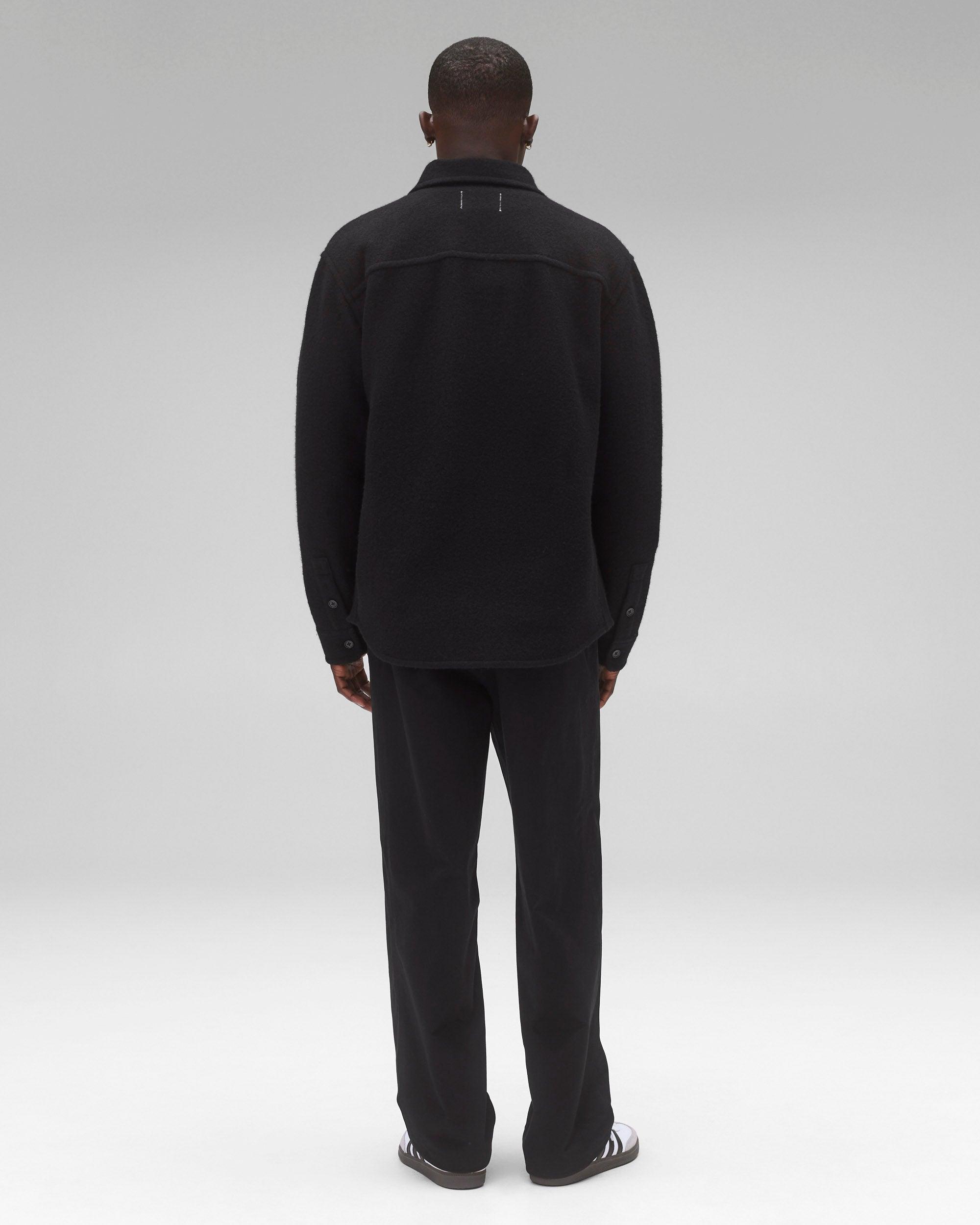 Boiled Wool Warden Overshirt Male Product Image