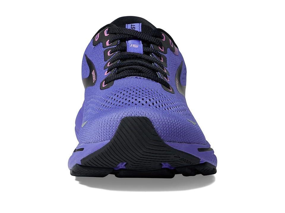 Brooks Mens Ghost 15 - Shoes Ebony/Black/Oyster Product Image