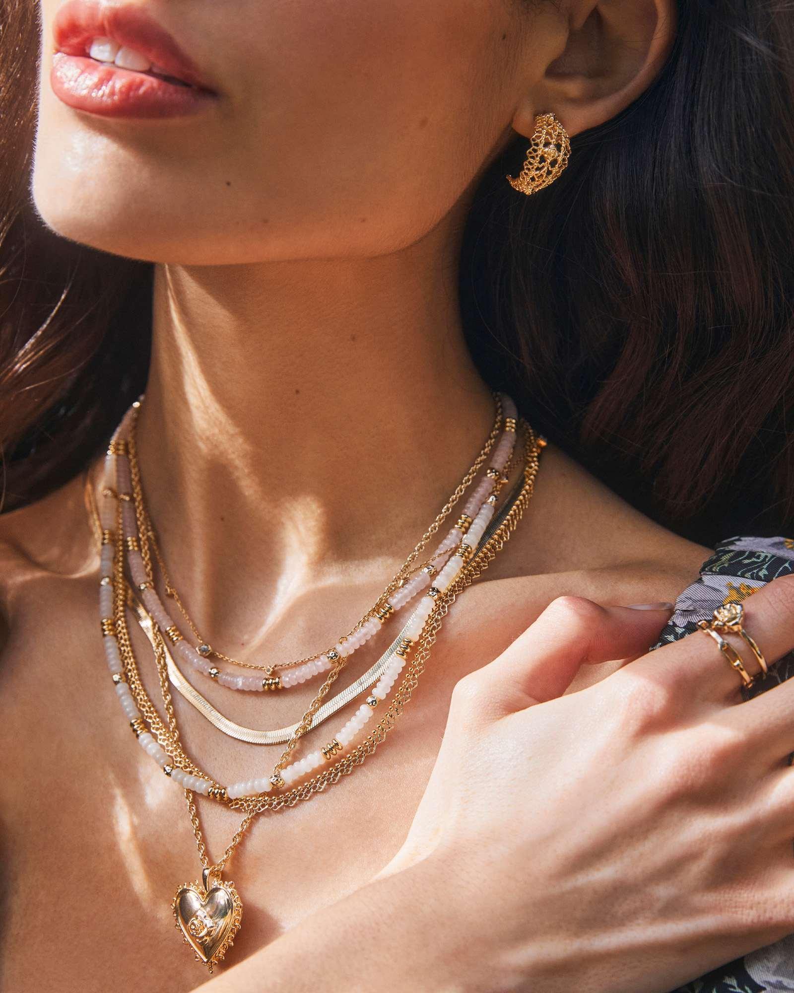 Deliah Gold Strand Necklace Product Image