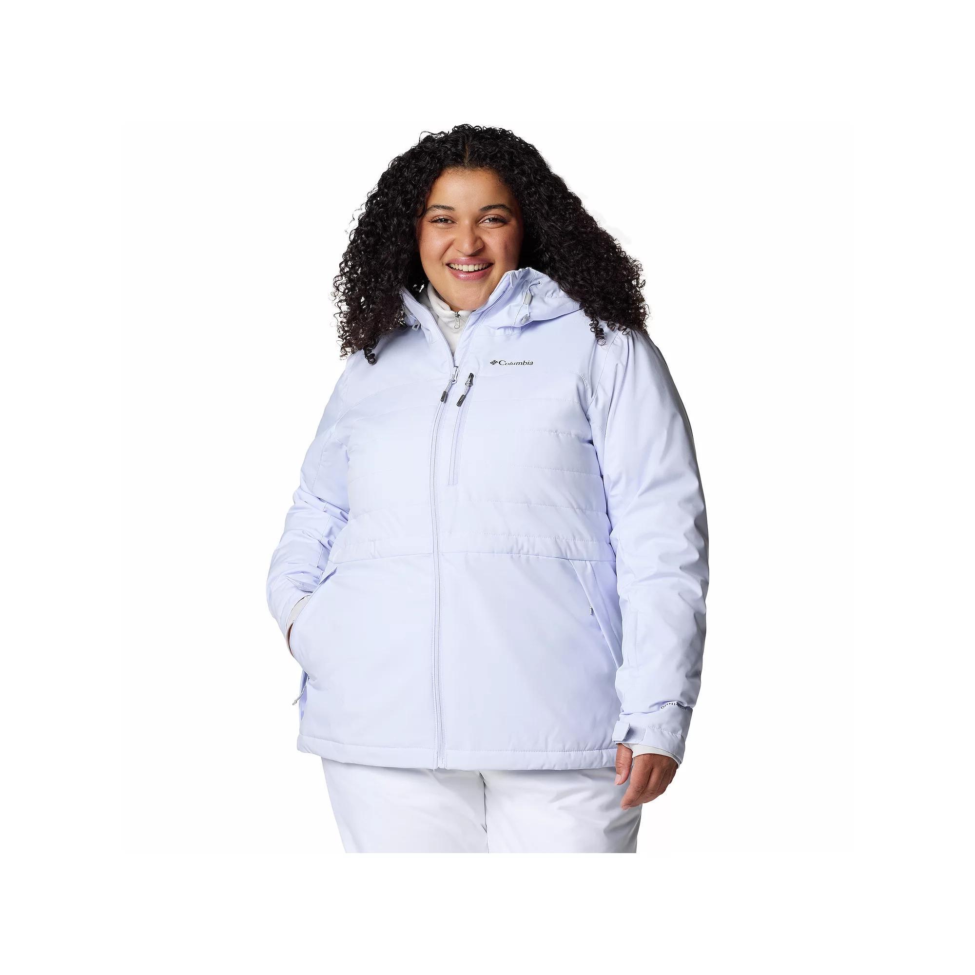 Plus Size Columbia Powdered Peak Insulated Jacket, Women's, Size: 2XL, Snowdrift Product Image