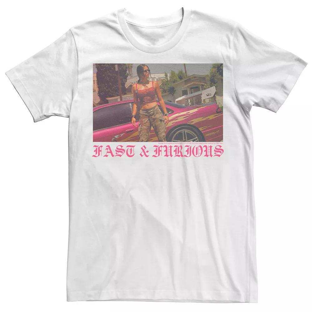 Men's Fast & Furious Pink Letty Ortiz Graphic Tee, Size: XXL, White Product Image