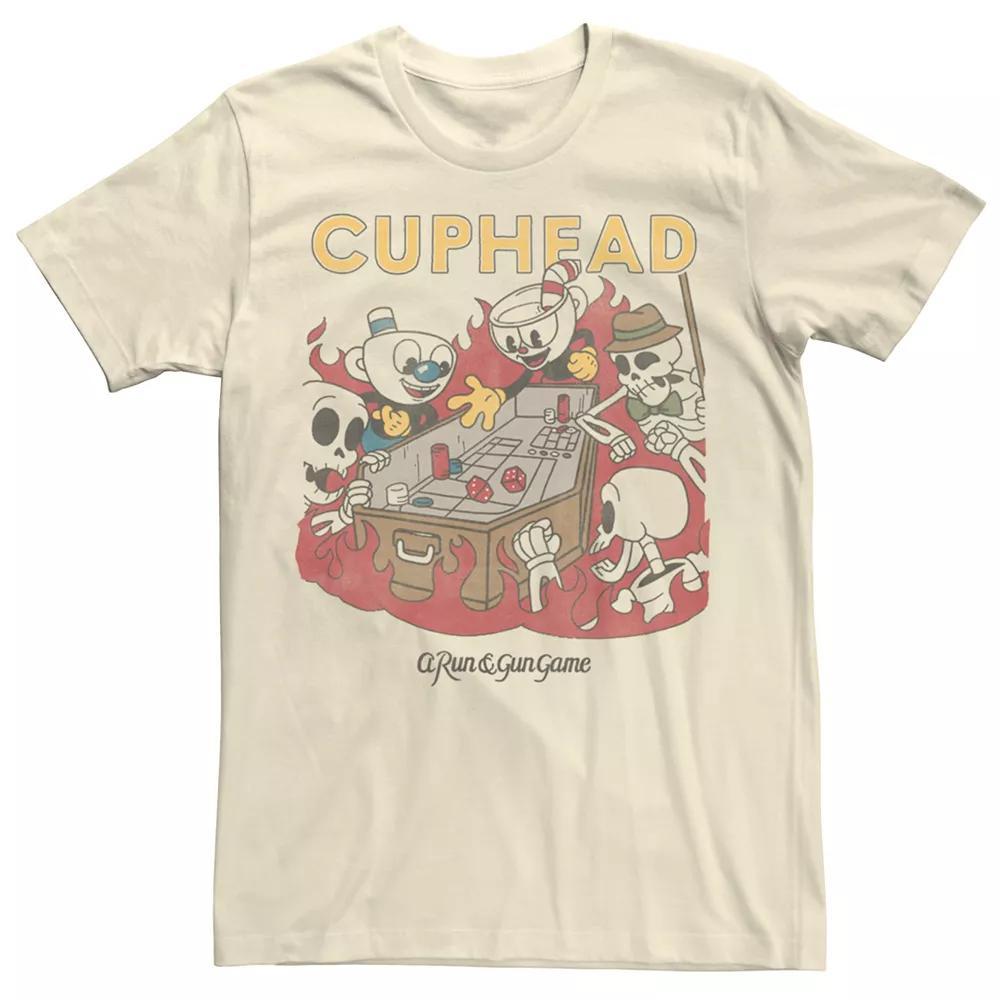 Men's Cuphead Craps Tee, Size: Medium, Natural Product Image