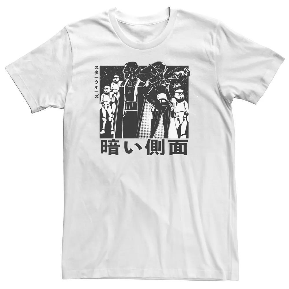 Big & Tall Star Wars: Visions Simple Anime Poster Tee, Men's, Size: 3XL, White Product Image