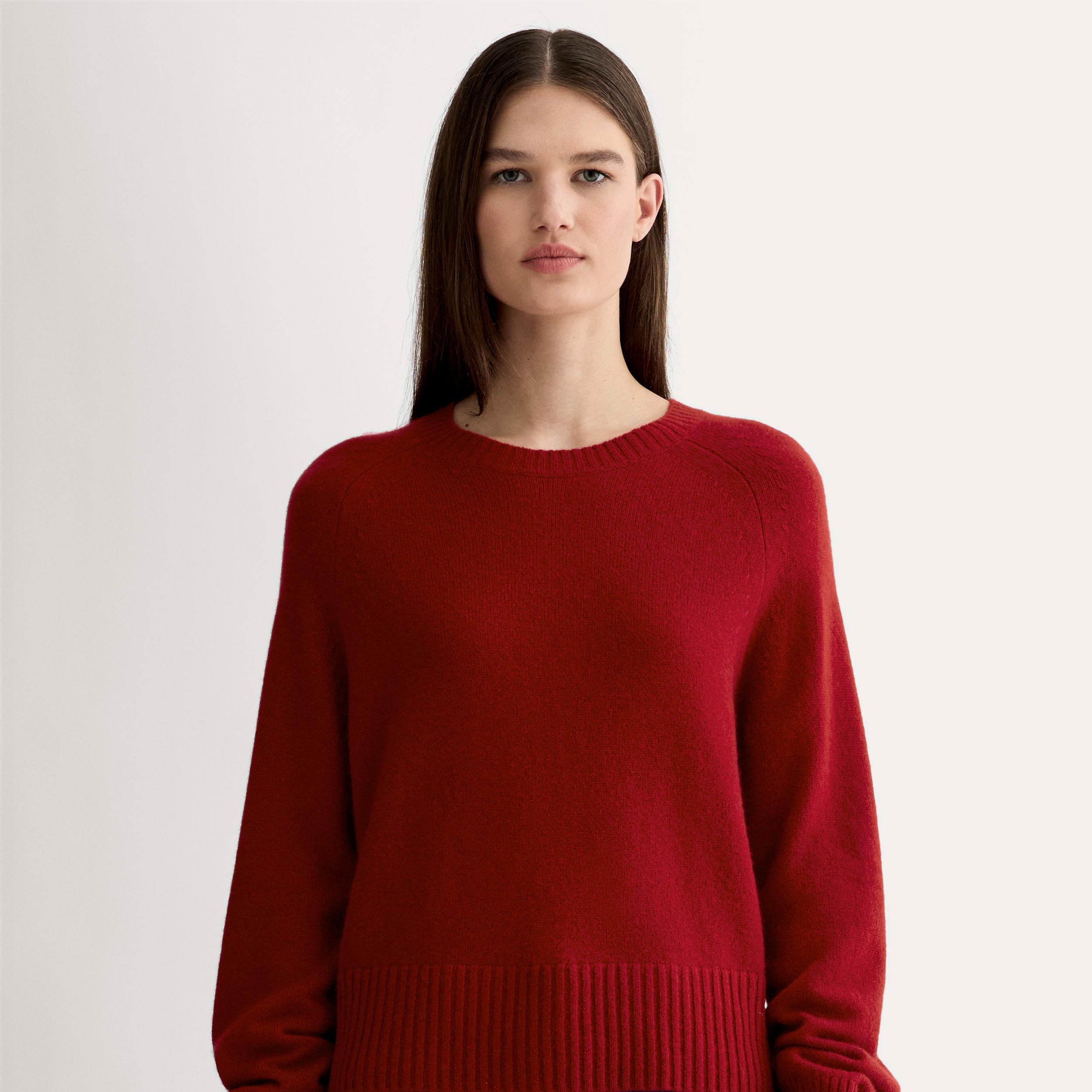 The Boxy Crew in Cashmere Product Image