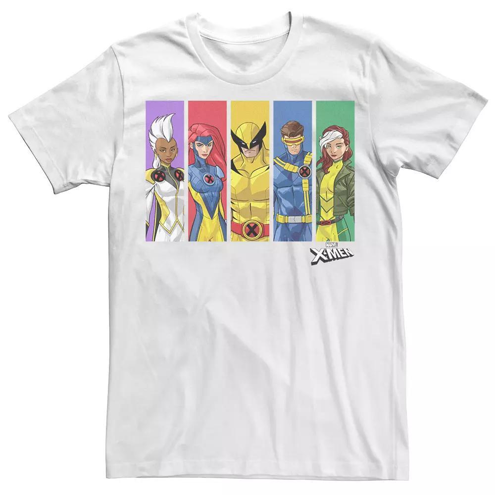 Men's Marvel X-Men Character Panels Tee, Size: Large, White Product Image